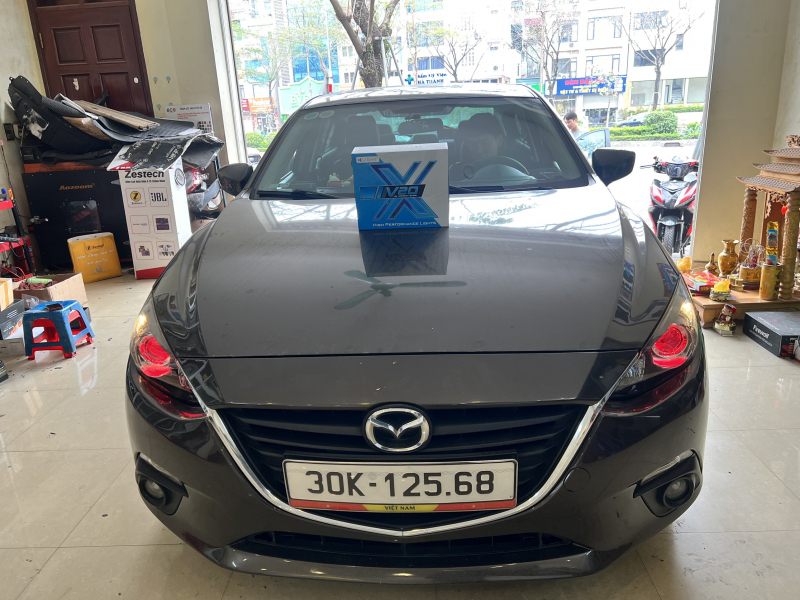 Độ đèn nâng cấp ánh sáng   Mazda3  